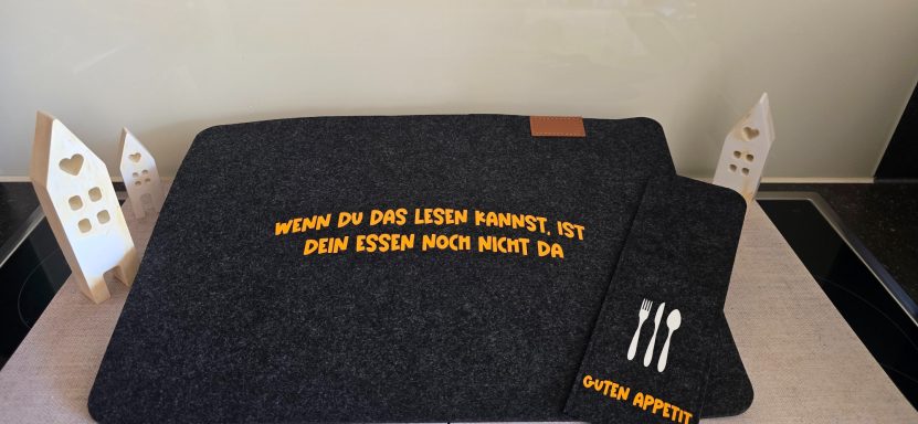 Essensunterlage Filz 43 cm x 29 cm