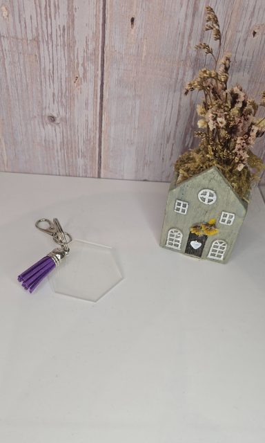 Schlüsselanhänger 6-Eck